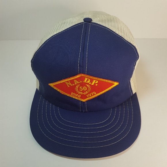 Vintage 70s NADP Hat Snapback Farmer Trucker Hat Classic Cap 50 Years 1928 1978 - Picture 12 of 16
